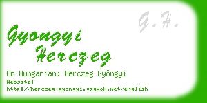 gyongyi herczeg business card